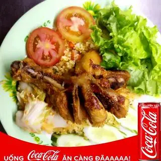 Hình ảnh Đùi gà vừa  - coca