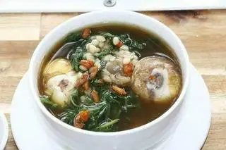 Hình ảnh Trứng vịt lộn (2 quả) tần ngải cứu và 11 vị thuốc Bắc
