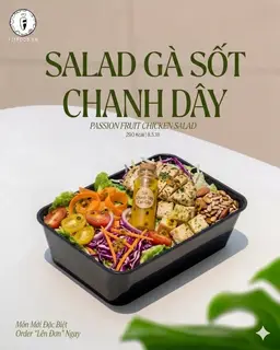 Hình ảnh salad gà chanh dây
