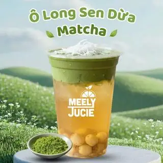 Hình ảnh Olong sen dừa matcha