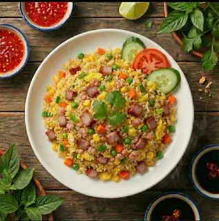 Hình ảnh cơm chiên dương châu size lớn
