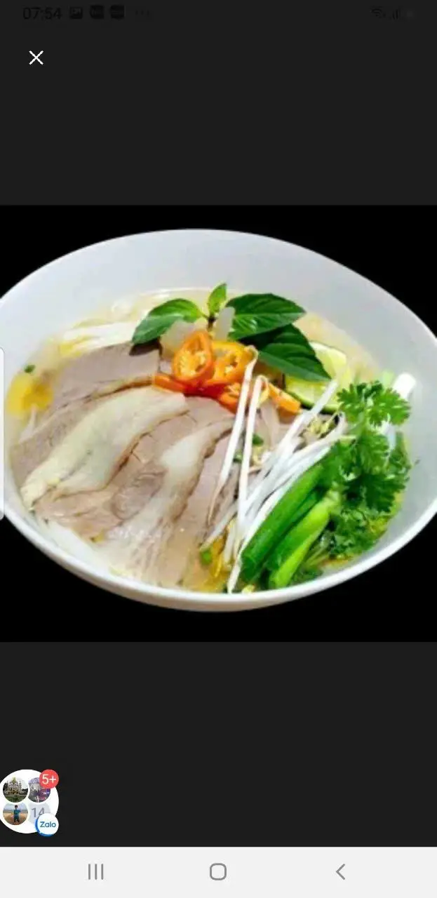 Hình ảnh phở nạm gân
