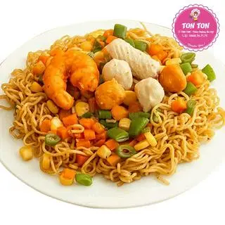 Hình ảnh Mì Trộn Viên Hải Sản