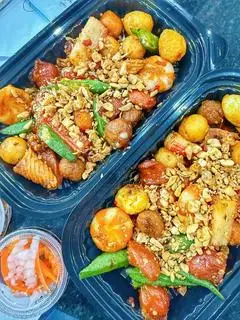 Hình ảnh Combo Thập cẩm Sốt mắm tỏi-70 viên( Tặng 1 chai Coca)