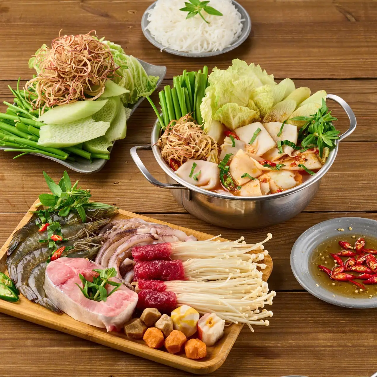 Hình ảnh Lẩu Thái Hải Sản (Vừa)