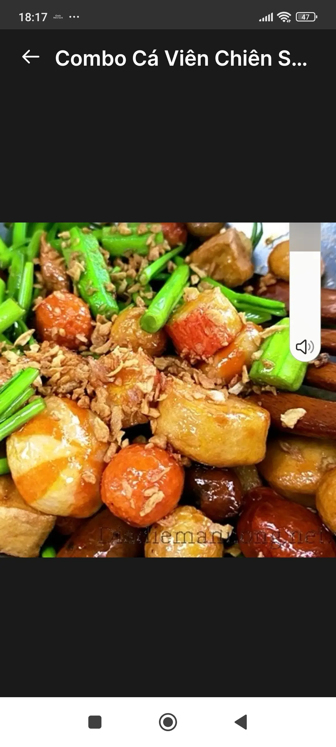 Hình ảnh Combo Cá viên chiên mắm tỏi (2,3nguoi)