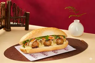 Hình ảnh Bánh Mì Bò Nướng Phô Mai