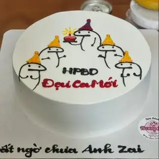 Hình ảnh bánh kem 5 mũ sinh nhật