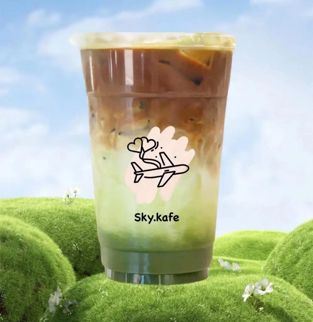 Hình ảnh Coffee matcha latte( ly 650ml)-cafe pha máy nguyên chất 100%
