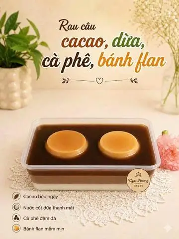 Hình ảnh Rau câu bánh flan (hộp 650h)