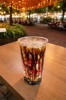 Hình ảnh Sữa tươi trân châu đường đen