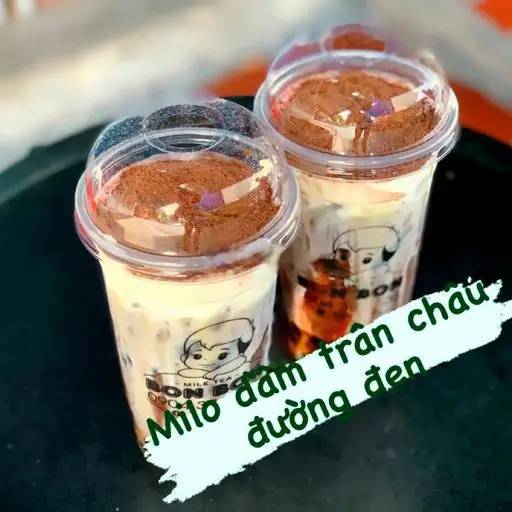 Hình ảnh Milo dầm trân châu đường đen