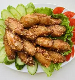 Hình ảnh gà cháy tỏi