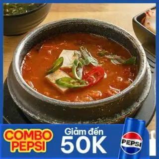 Hình ảnh Combo Soup Kimchi + Cơm + Pepsi