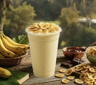 Hình ảnh Lục trà sữa sốt chuối tươi