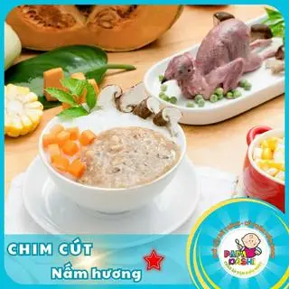 Hình ảnh Cháo Chim Cút Nấm Hương