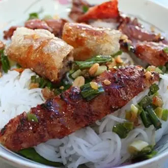 Hình ảnh Bún nem nướng chả giò