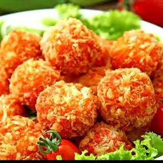 Hình ảnh Cốm hồng sốt mayonnaise