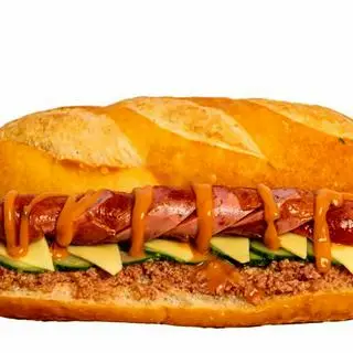 Hình ảnh Bánh Mì Pate Xúc Xích
