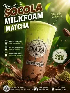 Hình ảnh socola milkfoamatcha
