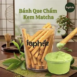 Hình ảnh Bánh Que Chấm Kem Matcha