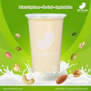 Hình ảnh Mix 3 - hạt sen - óc chó - hạnh nhân