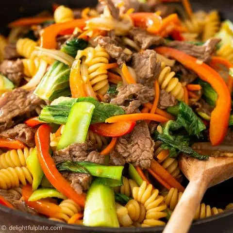 Hình ảnh Nui Xào Bò Sốt Chua Ngọt ( Món Mới )