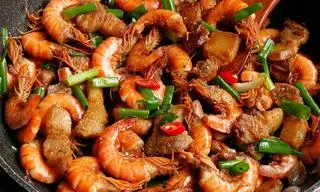 Hình ảnh CƠM TÔM RIM THỊT BA CHỈ