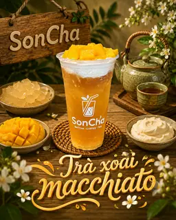 Hình ảnh Trà xoài macchiato(L)