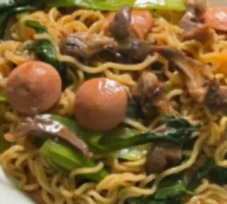 Hình ảnh Mì trộn tim tặng coca tươi