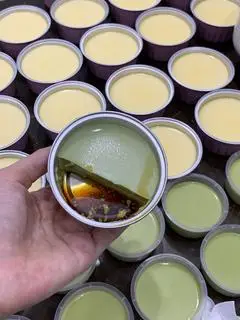 Hình ảnh 1 FLAN MATCHA hộp nhôm to hơn, ăn đã hơn