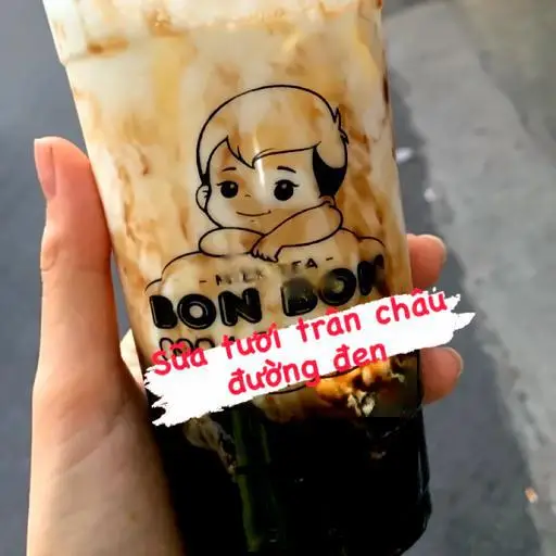 Hình ảnh Sữa tươi trân châu đường đen