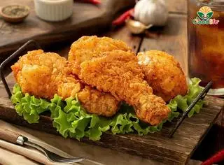 Hình ảnh Đùi Gà Rán, Gà Viên Chiên Bất Bại + Khoai tây