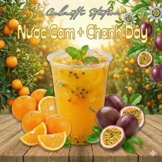 Hình ảnh Nước ép Cam + Chanh dây