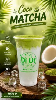 Hình ảnh Coco Matcha - thơm béo, có cơm dừa