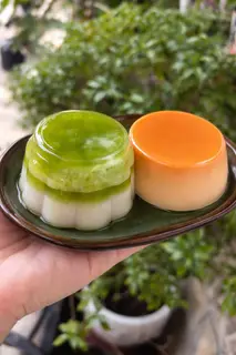 Hình ảnh Mix rau câu flan