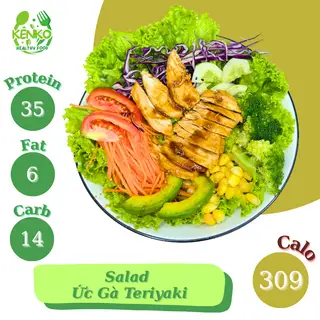 Hình ảnh Salad Ức Gà Teriyaki