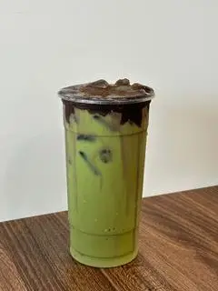 Hình ảnh Trà sữa Thái xanh sốt cacao dẻo