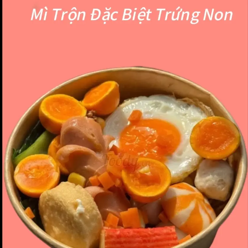 Hình ảnh Mì trộn đặc biệt trứng gà non