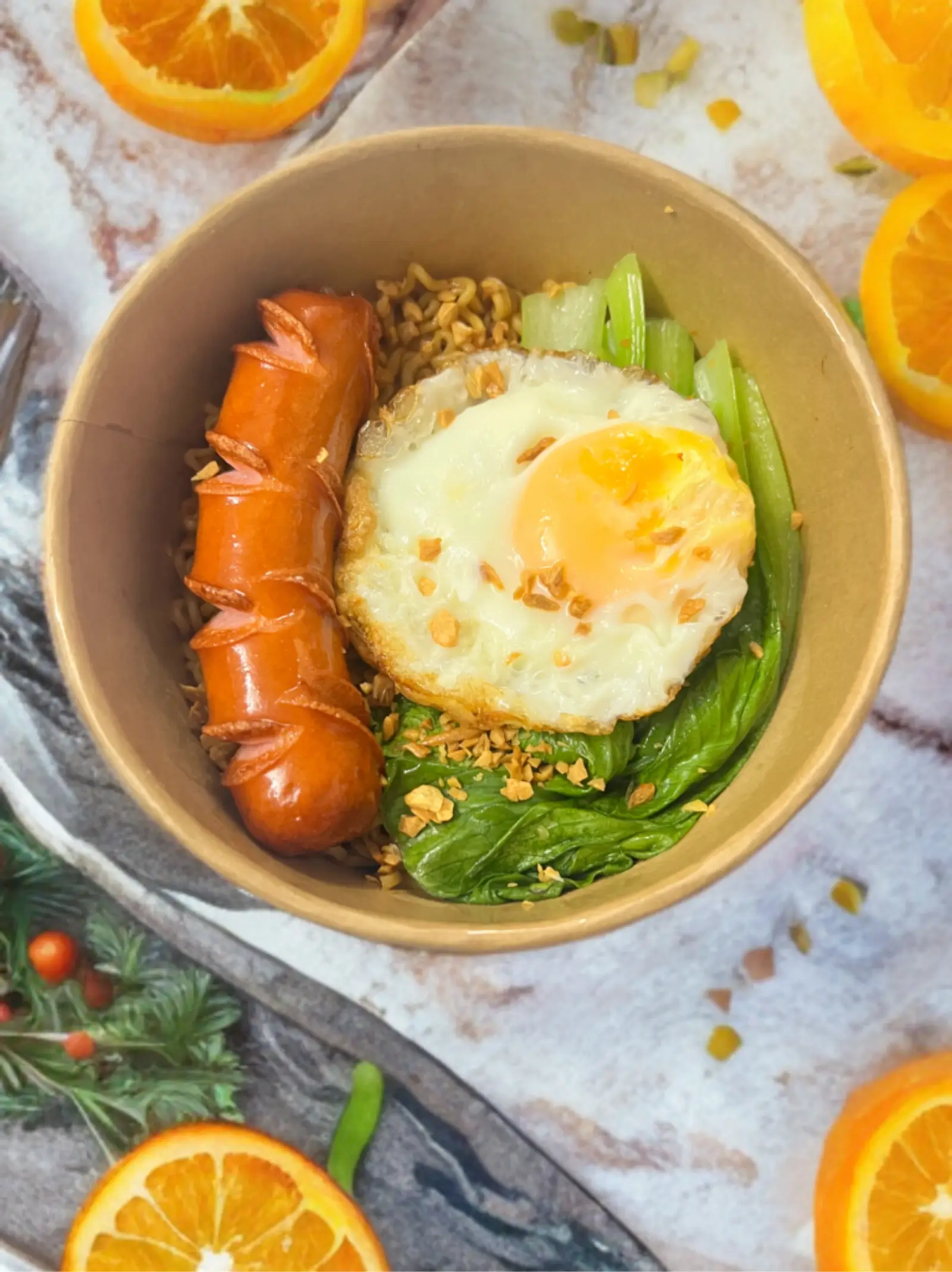 Hình ảnh Mì Trộn INDOMIE Trứng+Xúc Xích