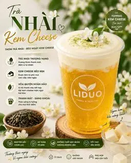 Hình ảnh Trà nhài kem cheese 700ml