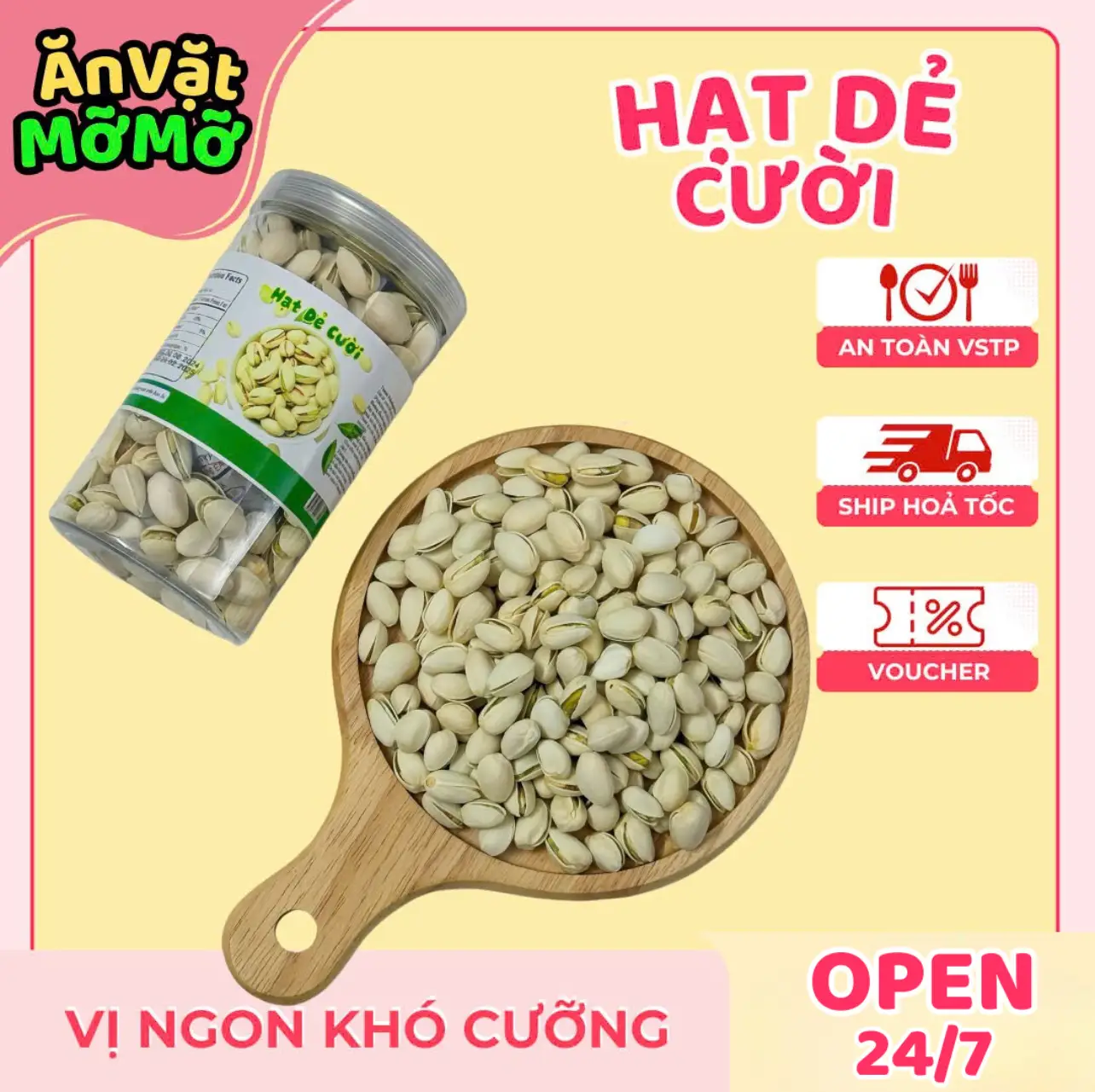 Hình ảnh Hạt Dẻ Cười Nhà Làm Không Pha 300g
