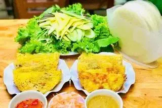 Hình ảnh bánh xèo bò 