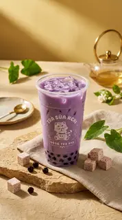 Hình ảnh Trà sữa khoai môn trân châu - size L