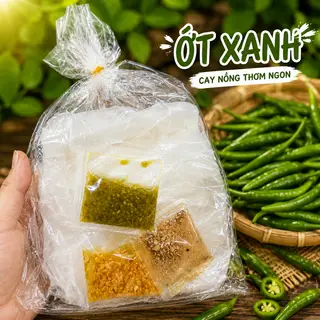 Hình ảnh Ớt rim xanh phơi sương
