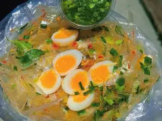 Hình ảnh Bánh Tráng Mỡ Hành Trứng Lòng Đào