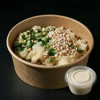 Hình ảnh Khoai mì quết dầu hành - chay