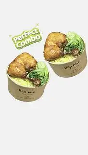 Hình ảnh combo 2 đùi góc tư mắm tỏi 