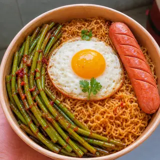 Hình ảnh Mì xúc xích