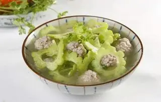 Hình ảnh Canh Khổ Qua Thịt Bầm
